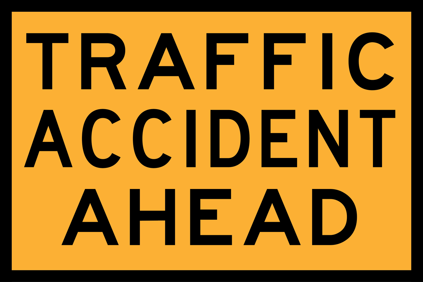 Traffic Accident Ahead (TC9766)