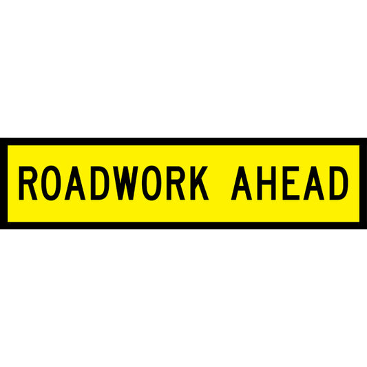 Roadwork Ahead (Tm1-1_b) Multi-Message Sign