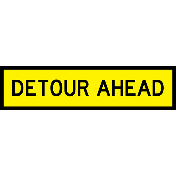 Detour Ahead (Tm1-6_b) Multi-Message Sign