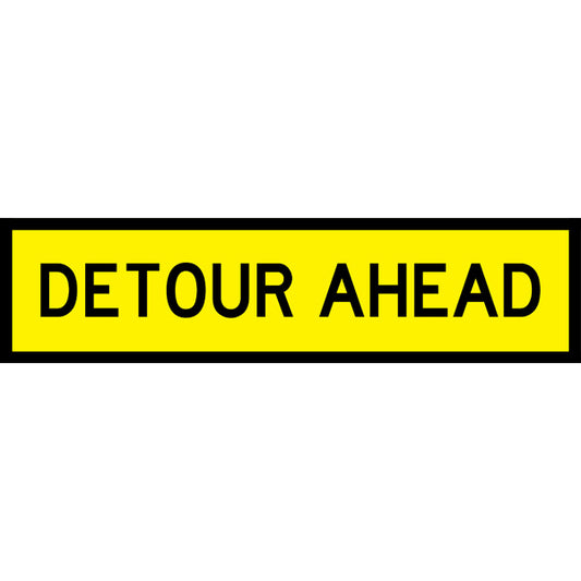 Detour Ahead (Tm1-6_b) Multi-Message Sign
