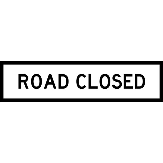 Road Closed (Tm2-4_b) Multi-Message Sign