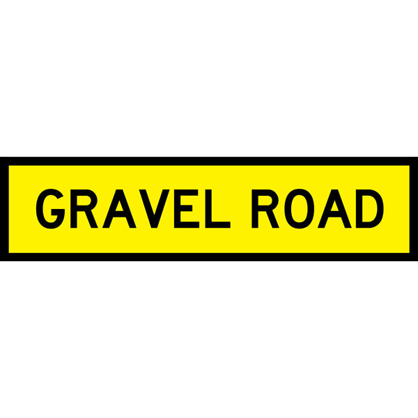Gravel Road (Tm3-13_b) Multi-Message Sign