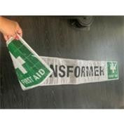 Transformer & Primary Escapeway Banner 2000mm x 300mm Double-Sided CL400 Reflective