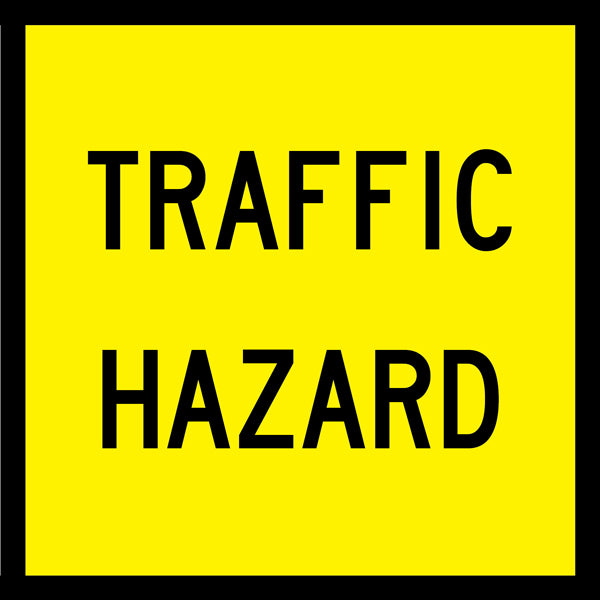 Traffic Hazard (Tm1-10_a) Multi-Message Sign