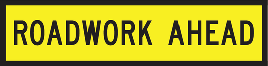 Roadwork Ahead (Tm1-1_b) Multi-Message Sign