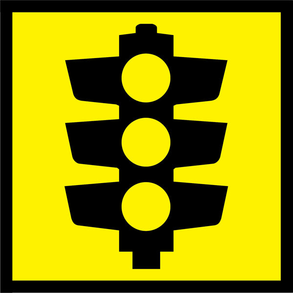 Traffic Lights Ahead (Tm1-30_a) Multi-Message Sign