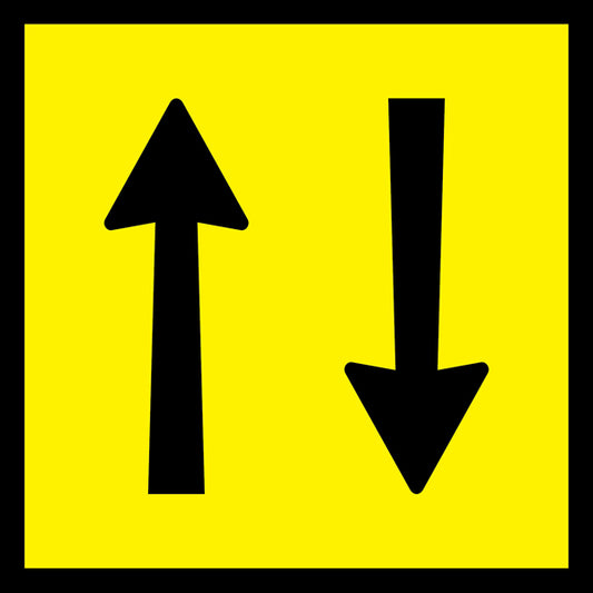 Two Way Traffic (Tm2-24_a) Multi-Message Sign