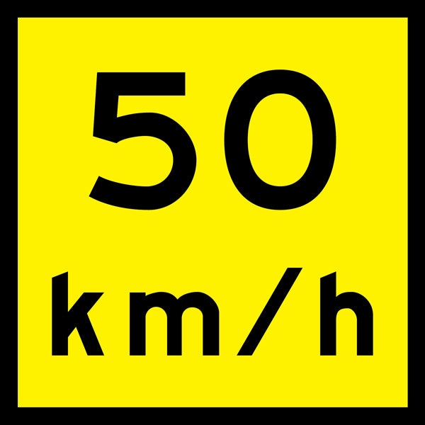 50km Per Hour (Tm3-16-1_a) Multi-Message Sign