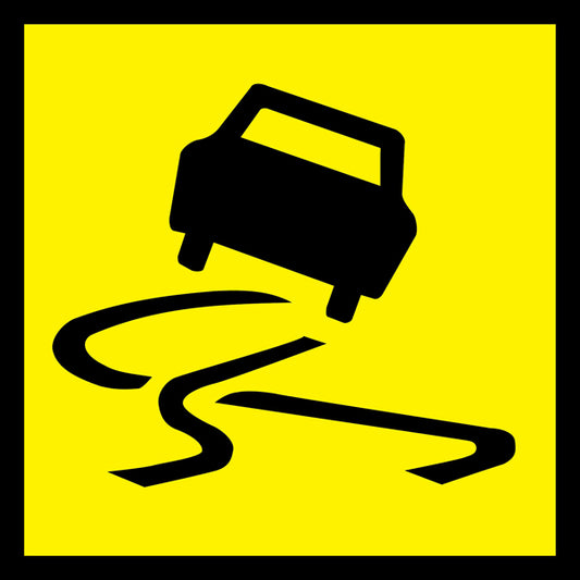Slippery Surface (Tm3-3_a) Multi-Message Sign