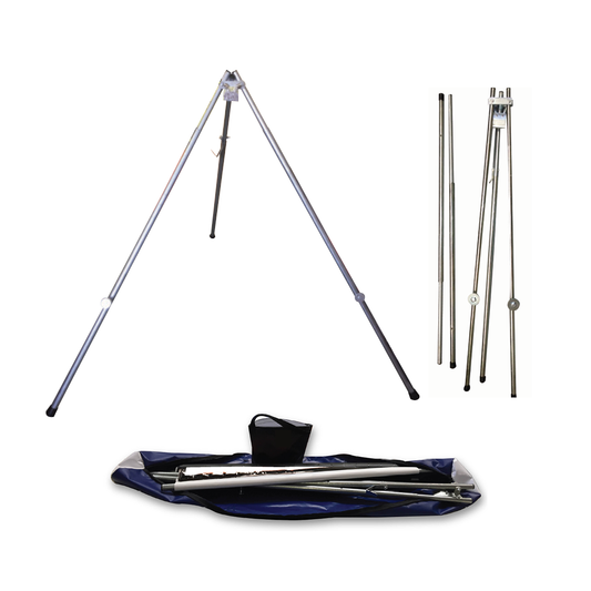 Triflex Stand & Accessories — heavy-duty portable sign stand with extendable poles — portable heavy-duty stand with additional poles for 600×600, 900×600, and 1200×900 roll-up signs