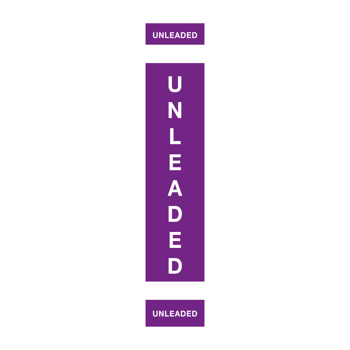 Pipeline & Hose Identification Sleeves – UNLEADED | Reflective Pipeline, Pump & Fuel Transfer Markers