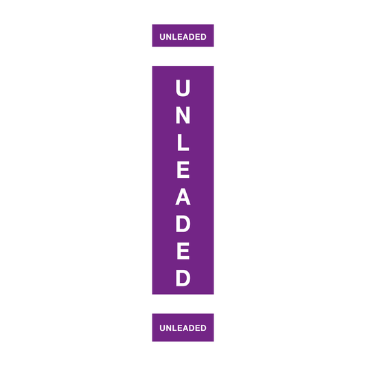 Pipeline & Hose Identification Sleeves – UNLEADED | Reflective Pipeline, Pump & Fuel Transfer Markers
