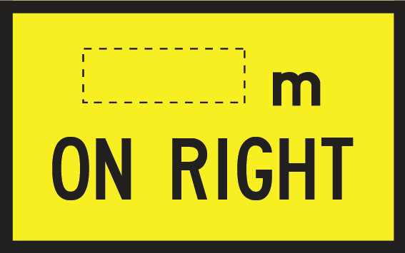 M On Right (W8-207R)