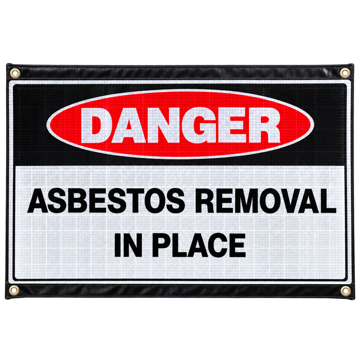 Reflective Roll Up Danger Safety Signs | Workplace, Mining & Industrial Hazard Signs