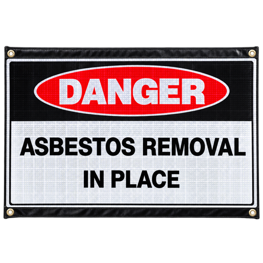Reflective Roll Up Danger Safety Signs | Workplace, Mining & Industrial Hazard Signs