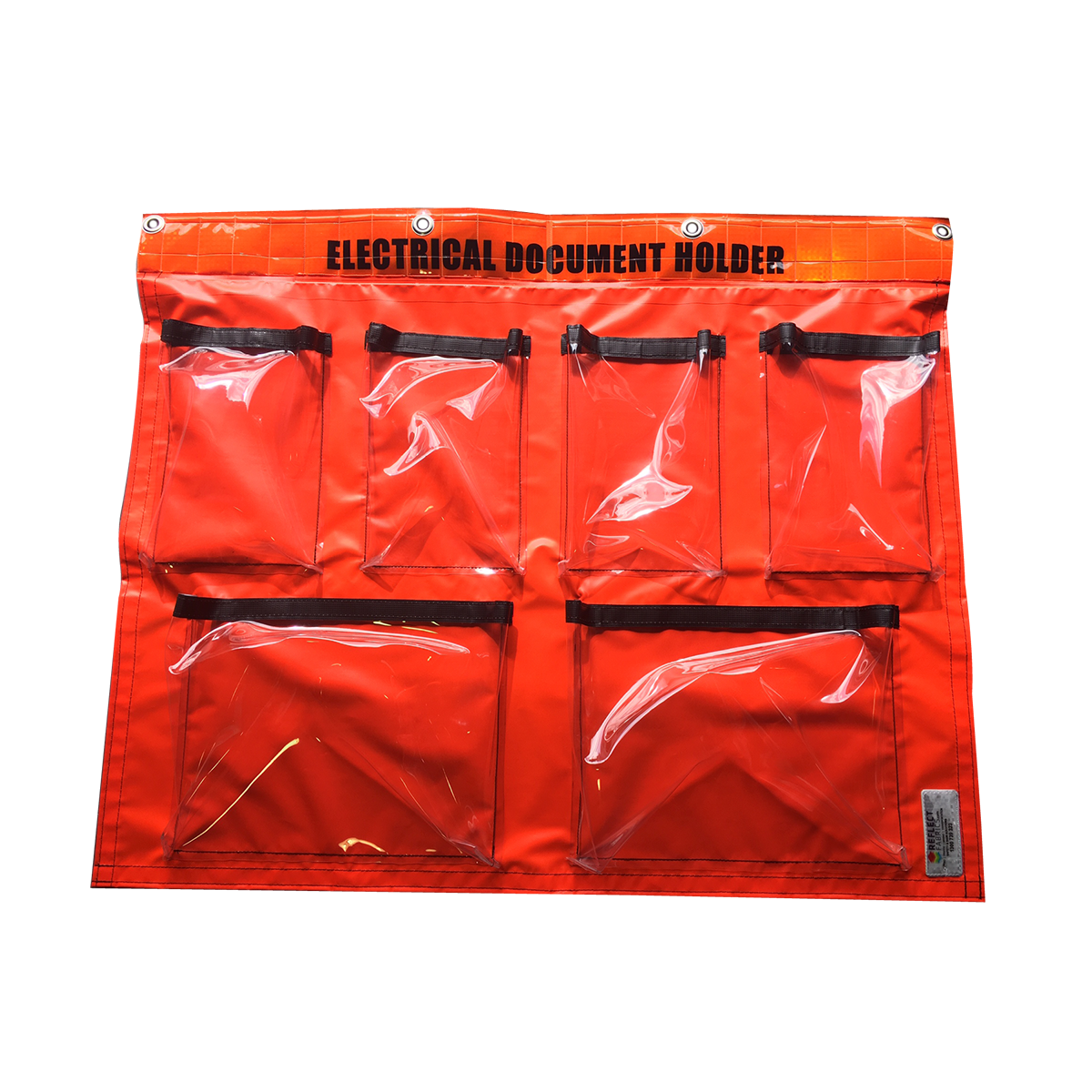 Reflective Electrical Document Holder Banner / DCB Document Storage Safety Sign 1200mm x 900mm