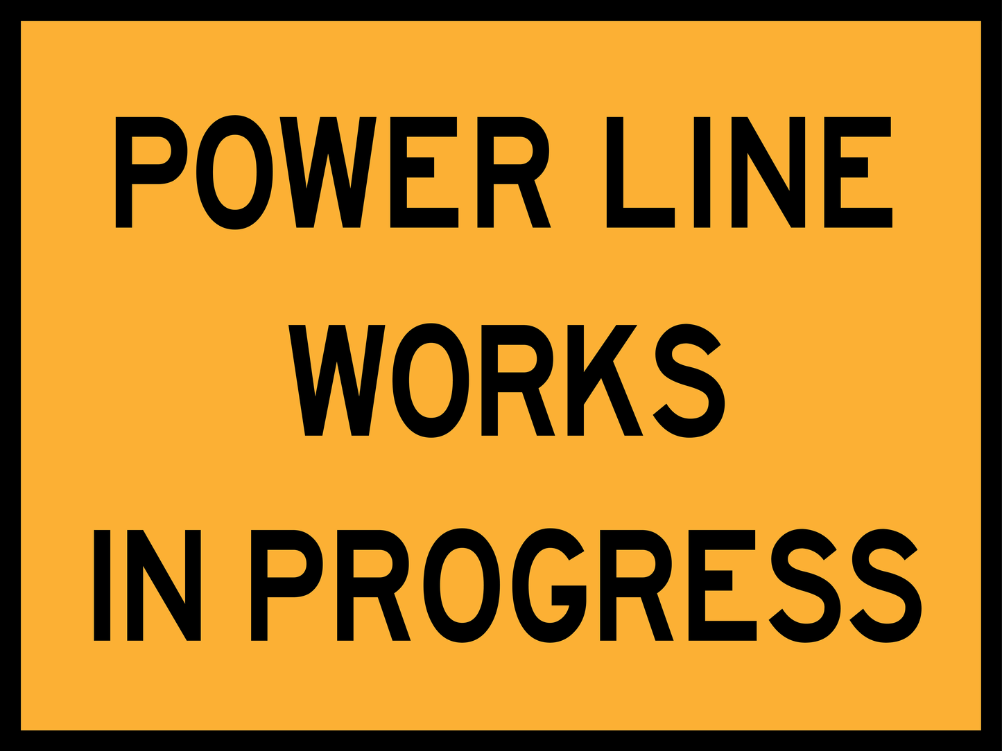 Power Line Works In Progress (T4-5)